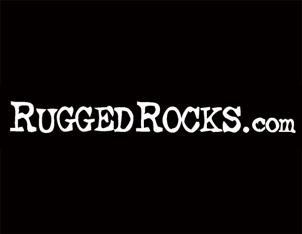 (2) RuggedRocks.com 1" x 12" White Window Stickers [shipping included]