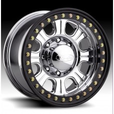 Monster Aluminum Beadlock Wheel w/ Steel Ring by Raceline, RT233, 17x9.5, 6x5.5, 4