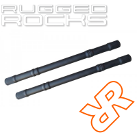 Nissan Frontier Titan Swap Extended Front Chromoly Axle Shafts By Rugged Rocks, Pair, R180, 2005-2018 (D40)