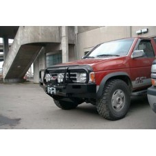 Nissan Hardbody Front Winch Bumper / Deluxe Bull Bar by ARB, 1991-1997 (D21)