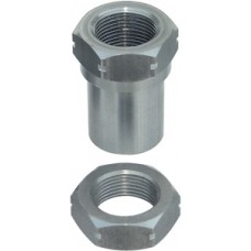 1-1/4" Left Hand Thread Hex Bung w/ Jam Nut by Currie	