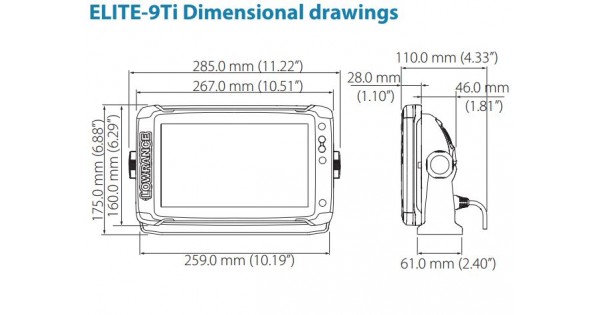 Elite-9 Ti Multufunction Off Road GPS by Lowrance