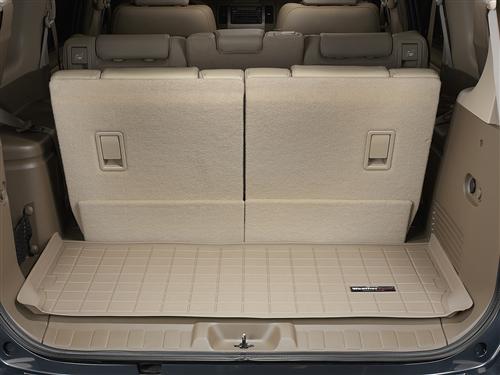 Nissan Armada 3rd Row Cargo Liner 2004-2014 by WeatherTech, Tan Nissan Armada 3rd Row Cargo Liner 2004-2014 by WeatherTech, Tan