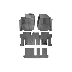 Nissan Pathfinder Floor Mats by WeatherTech, 1st, 2nd and 3rd Row, Black, 2013-2015 (R51)