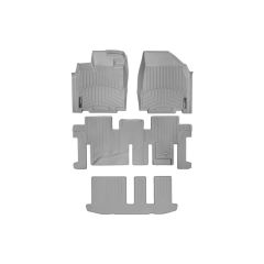 Nissan Pathfinder Floor Mats by WeatherTech, 1st, 2nd and 3rd Row, Grey, 2013-2015 (R51)