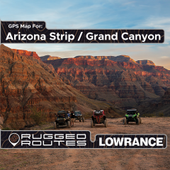 Arizona Strip / Grand Canyon - Lowrance Off Road GPS Map