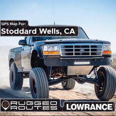 Stoddard Wells, CA - Lowrance Off Road GPS Map