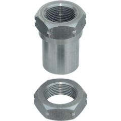1-1/4" Left Hand Thread Hex Bung w/ Jam Nut by Currie