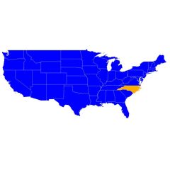 North Carolina  Ham Radio Repeater Directory GPS Map