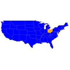 Ohio  Ham Radio Repeater Directory GPS Map