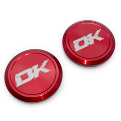 Red Nissan Ball Joint Caps by Dirt King