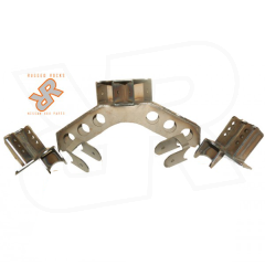 Nissan Pathfinder Long Arm 4-Link Suspension DIY Bracket Kit by Rugged Rocks, Rear, 1988-1995 (WD21)