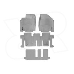 Nissan Pathfinder Floor Mats by WeatherTech, 1st, 2nd and 3rd Row, Grey, 2013-2015 (R51)