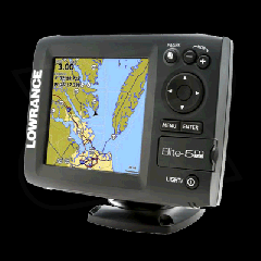 Elite-5M HD Gold GPS by Lowrance