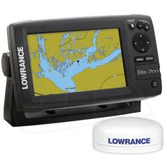 Elite-7M HD Baja Off Road GPS w/ Point-1 Antenna by Lowrance
