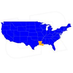 Louisiana  Ham Radio Repeater Directory GPS Map