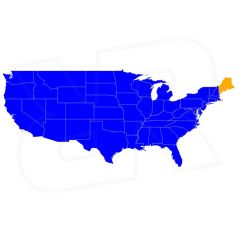 Maine  Ham Radio Repeater Directory GPS Map
