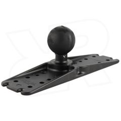 RAM 3" x 11" Rectangle Plate with D Size 2.25" Ball