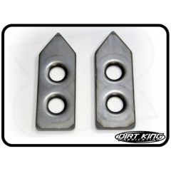 Nissan Titan Shock Mount Gussets by Dirt King, Rear, 2004-2015 (A60)