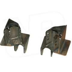 Nissan Pathfinder Long Arm 4-Link Frame Brackets by Rugged Rocks, Rear, 1985-1995 (WD21)