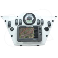 Polaris RZR 900 Dash Panel for Gen2/3 Carbon HDS 7 by Rugged Routes