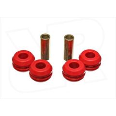 Nissan Pathfinder Strut Rod Bushing Set by Energy Suspension, Front, Red, 1988-1995 (WD21)